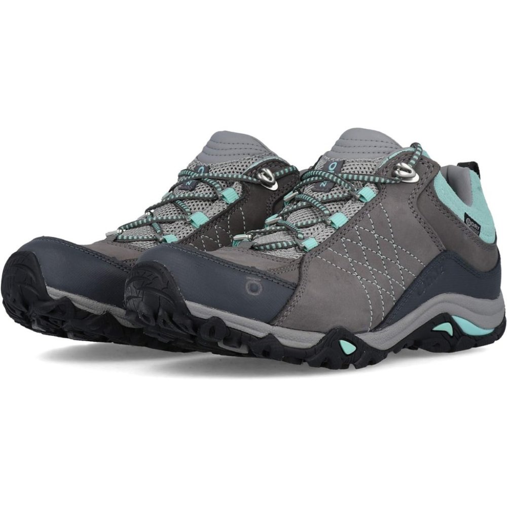 Oboz Sapphire Low B-Dry Hiking Shoe - Women's Charcoal/Beach Glass